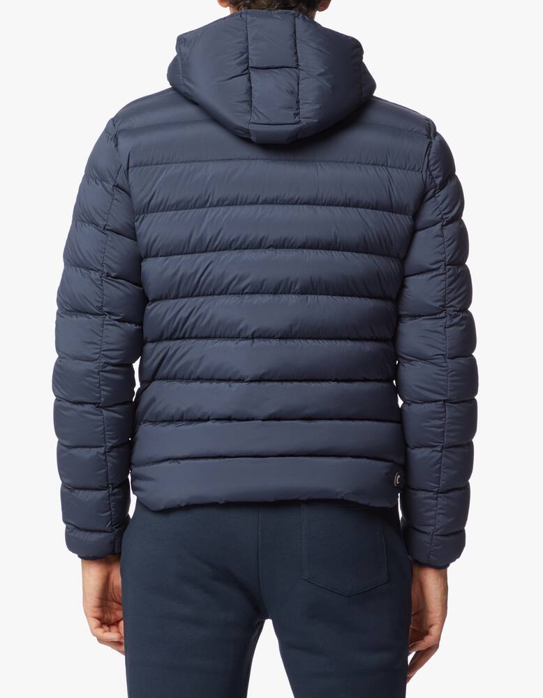 rinascente Colmar Nylon stretch removable hood down jacket