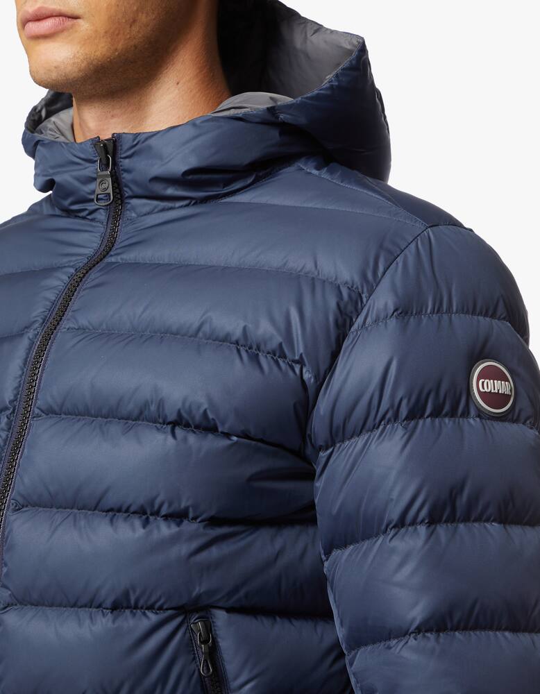 rinascente Colmar Nylon heavy hood down jacket