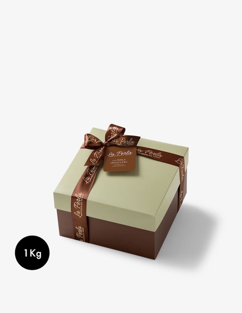 La Perla Di Torino Panettone al Pistacchio 1kg - immagine 1 La Perla Di Torino Panettone al Pistacchio 1kg - immagine 1
