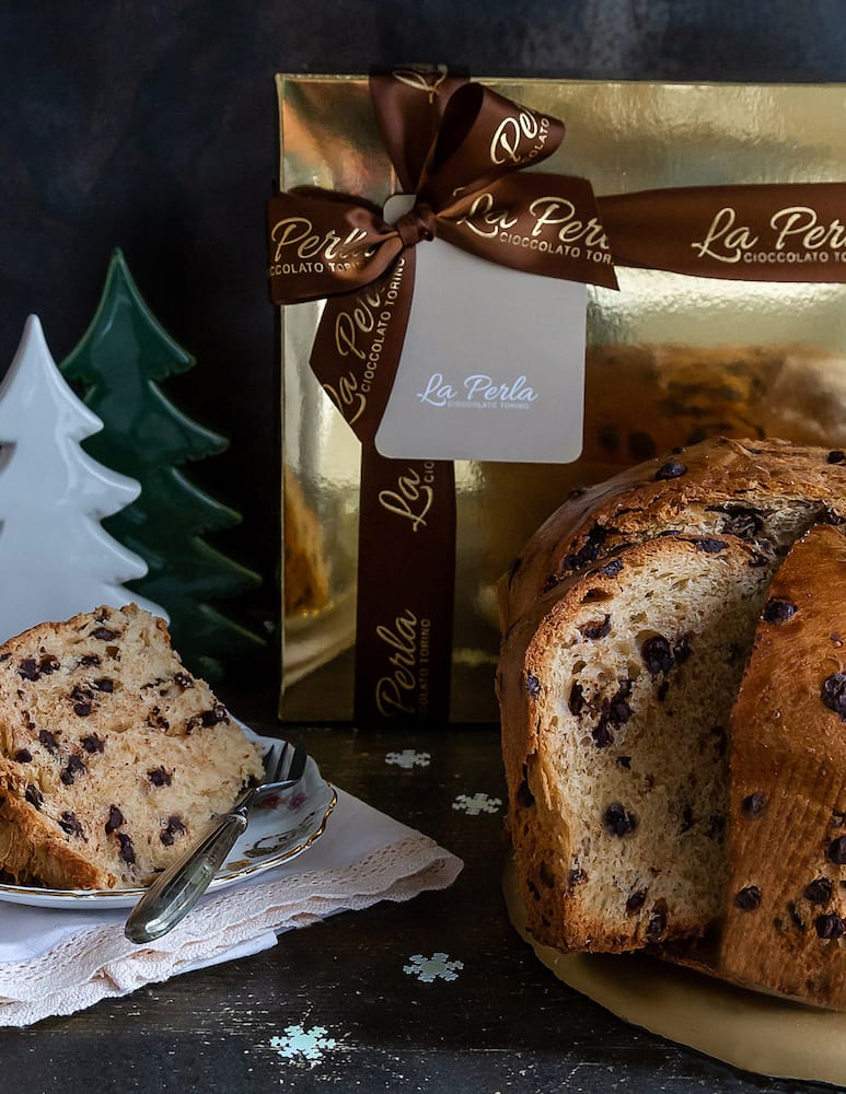 La Perla Di Torino Chocolate Panettone 1kg - picture 2 La Perla Di Torino Chocolate Panettone 1kg - picture 2