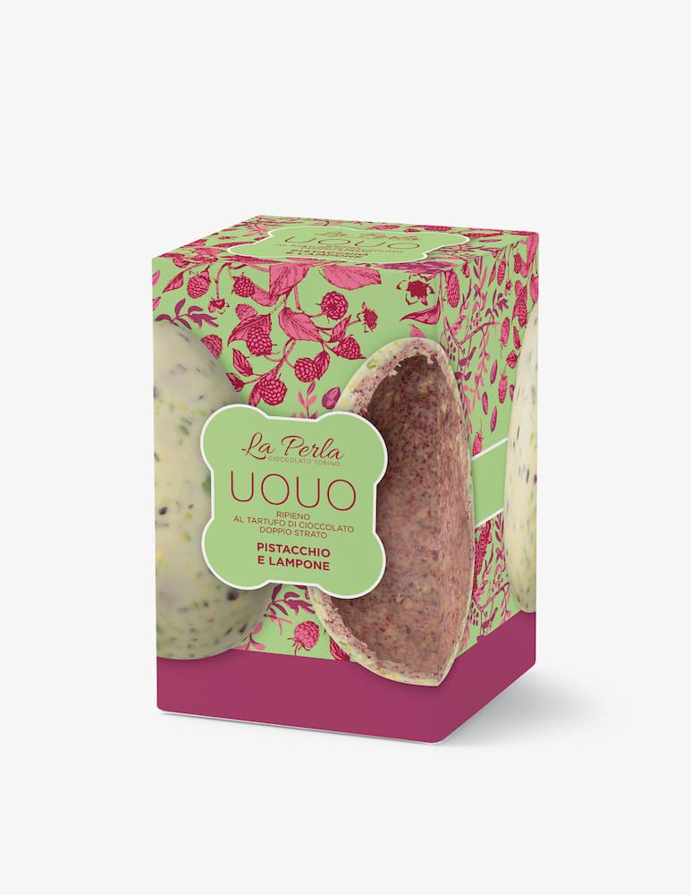 rinascente La Perla Di Torino Uovo Pistacchio e Lampone 100g