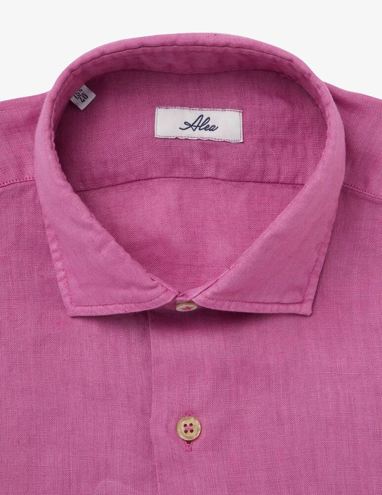 rinascente Alea Camiceria Camicia lino t.capo washed tailored