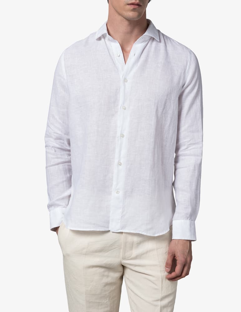 Alea Camiceria Washed tailored linen shirt - picture 2 Alea Camiceria Washed tailored linen shirt - picture 2