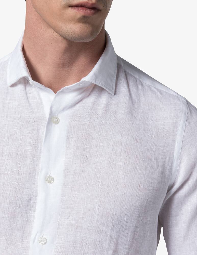 rinascente Alea Camiceria Camicia lino t.filo washed tailored