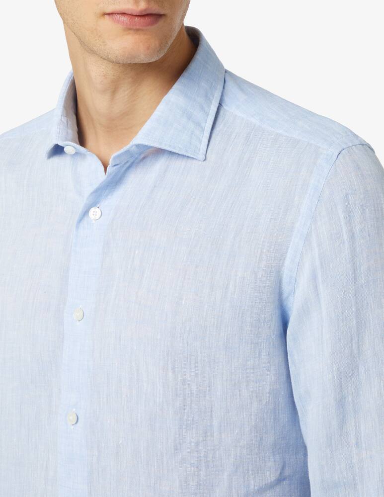 Alea Camiceria Camicia lino t.filo washed tailored - immagine 4 Alea Camiceria Camicia lino t.filo washed tailored - immagine 4