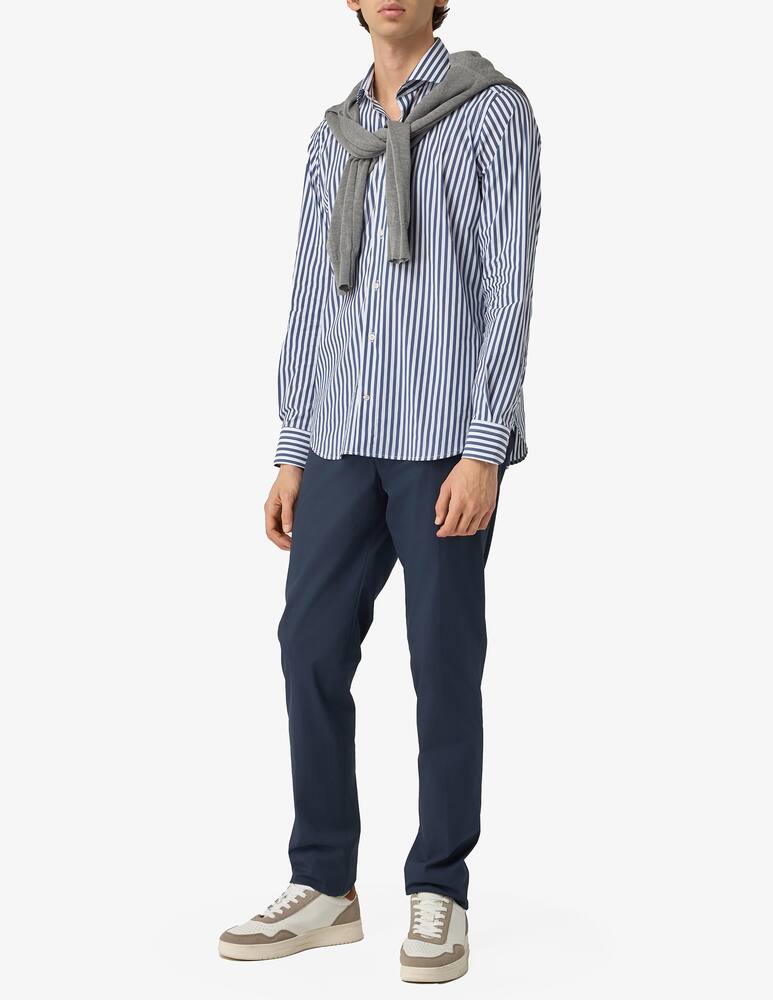 rinascente Alea Camiceria Striped tailored stretch shirt