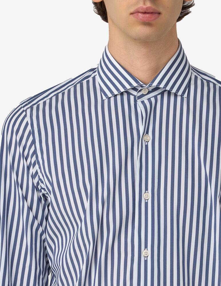rinascente Alea Camiceria Striped tailored stretch shirt