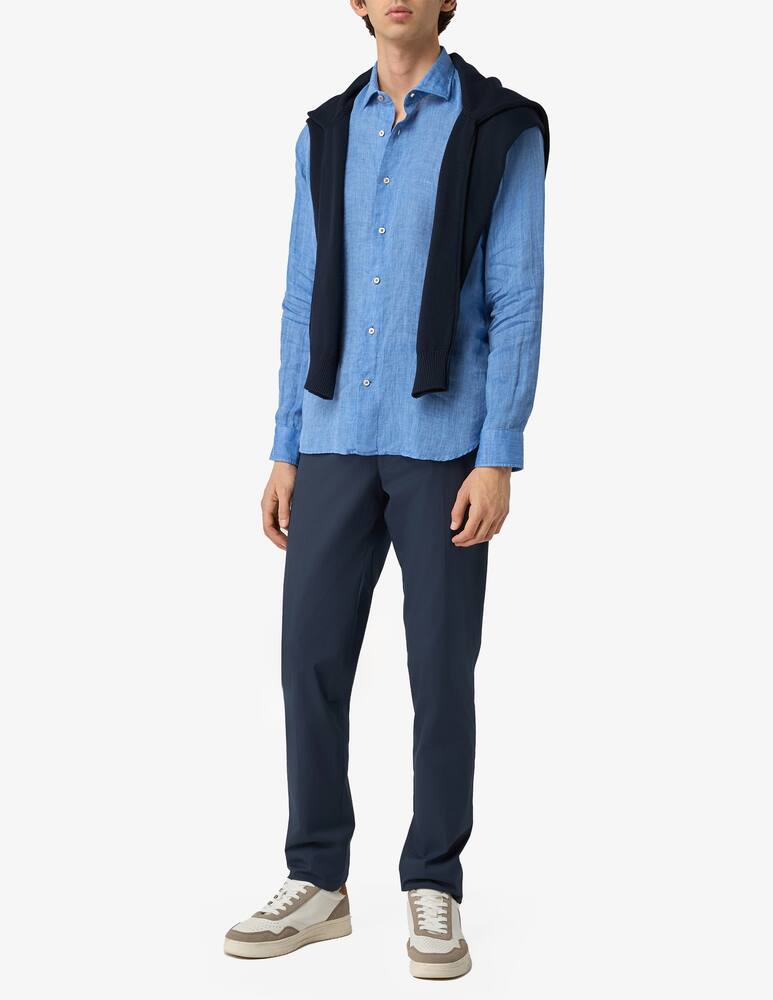 rinascente Alea Camiceria Linen washed tailored shirt