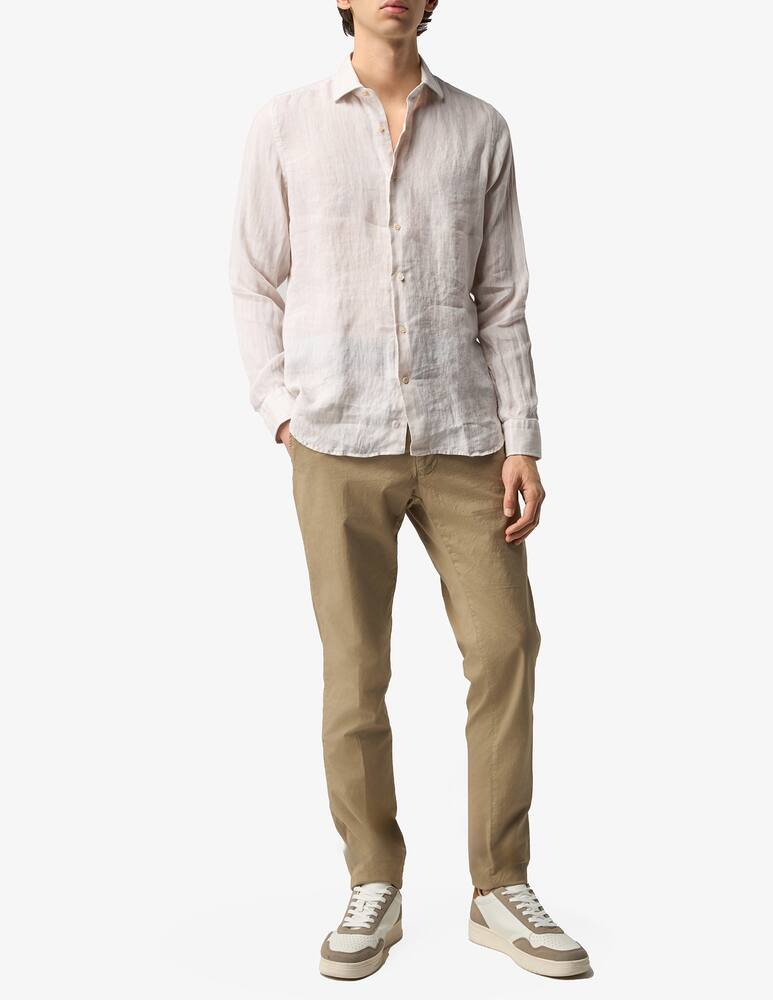 rinascente Alea Camiceria Linen washed tailored shirt