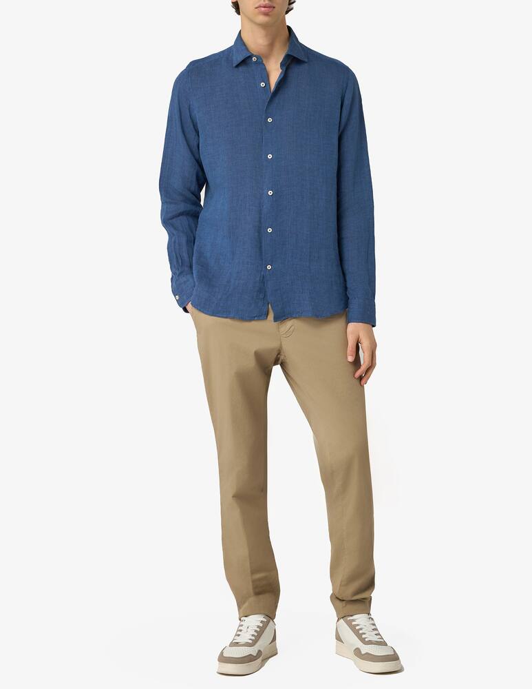 rinascente Alea Camiceria Linen washed tailored shirt
