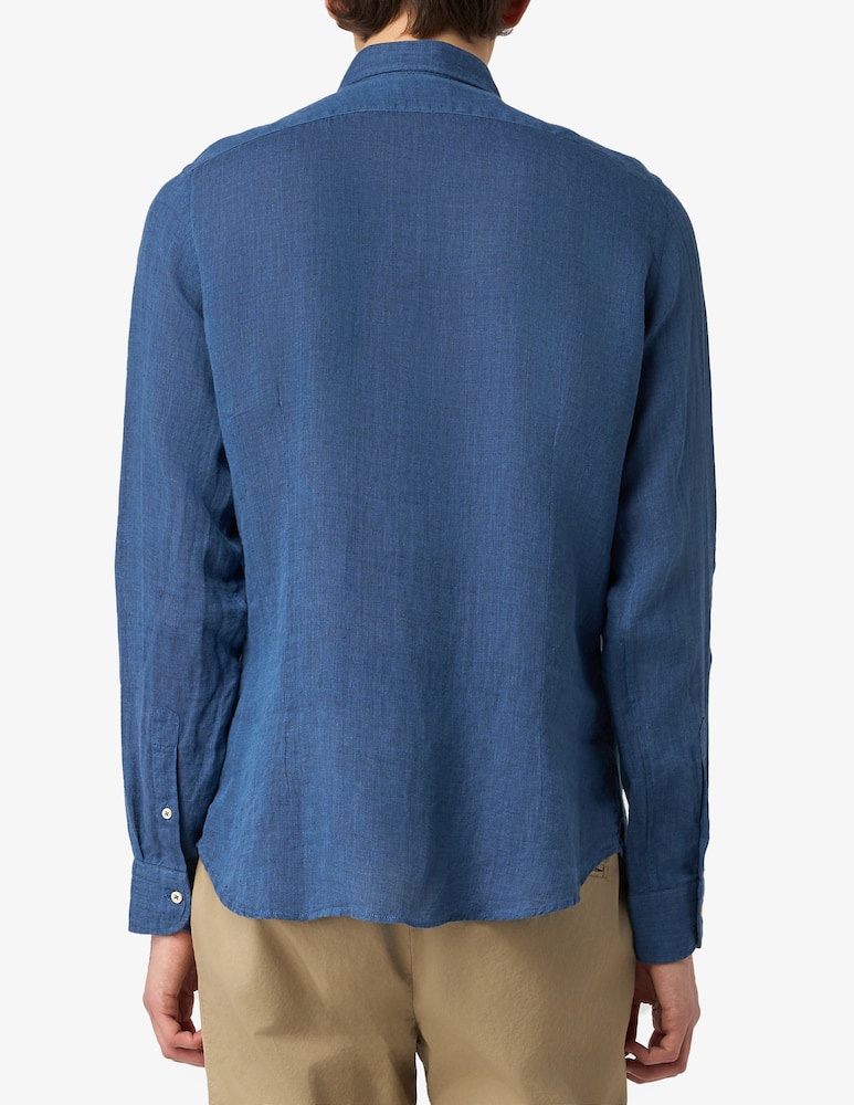 Alea Camiceria Camicia lino washed tailored - immagine 3 Alea Camiceria Camicia lino washed tailored - immagine 3