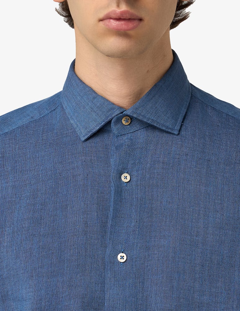 Alea Camiceria Camicia lino washed tailored - immagine 4 Alea Camiceria Camicia lino washed tailored - immagine 4