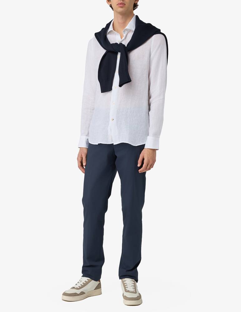 rinascente Alea Camiceria Linen washed tailored shirt