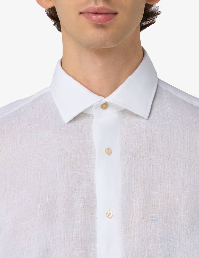 rinascente Alea Camiceria Linen washed tailored shirt