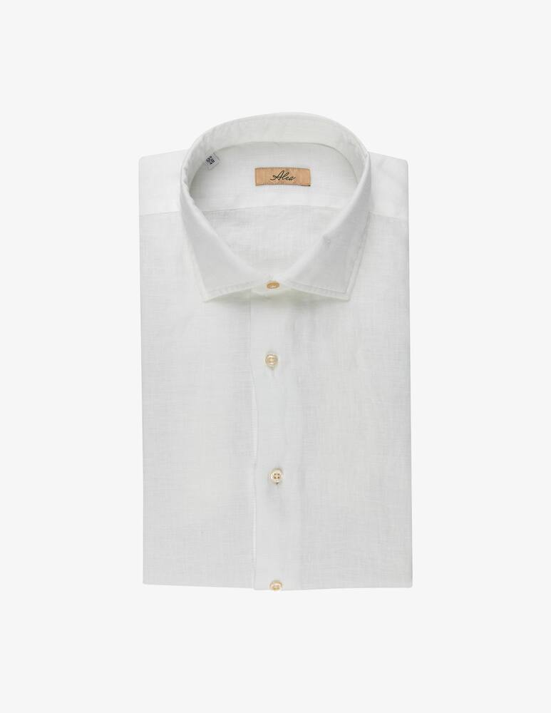 rinascente Alea Camiceria Linen washed tailored shirt