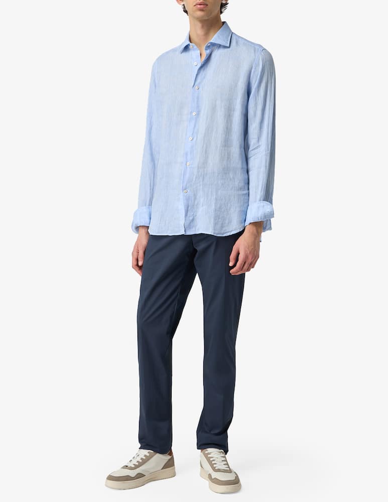Alea Camiceria Camicia lino washed tailored - immagine 2 Alea Camiceria Camicia lino washed tailored - immagine 2