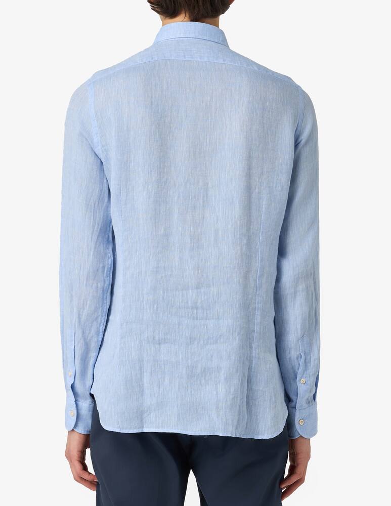 Alea Camiceria Camicia lino washed tailored - immagine 3 Alea Camiceria Camicia lino washed tailored - immagine 3