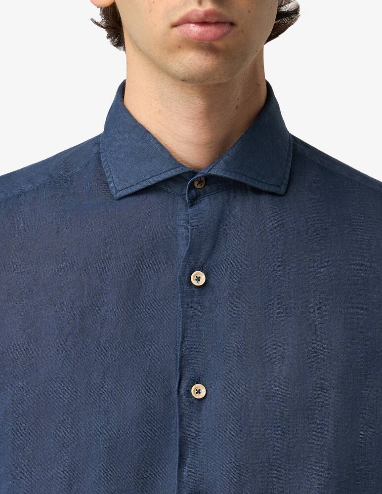 rinascente Alea Camiceria Linen washed tailored shirt