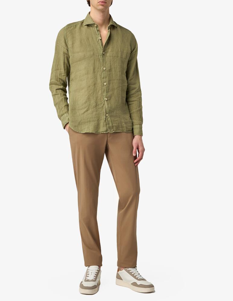 Alea Camiceria Camicia lino tinto capo washed tailored - immagine 2 Alea Camiceria Camicia lino tinto capo washed tailored - immagine 2