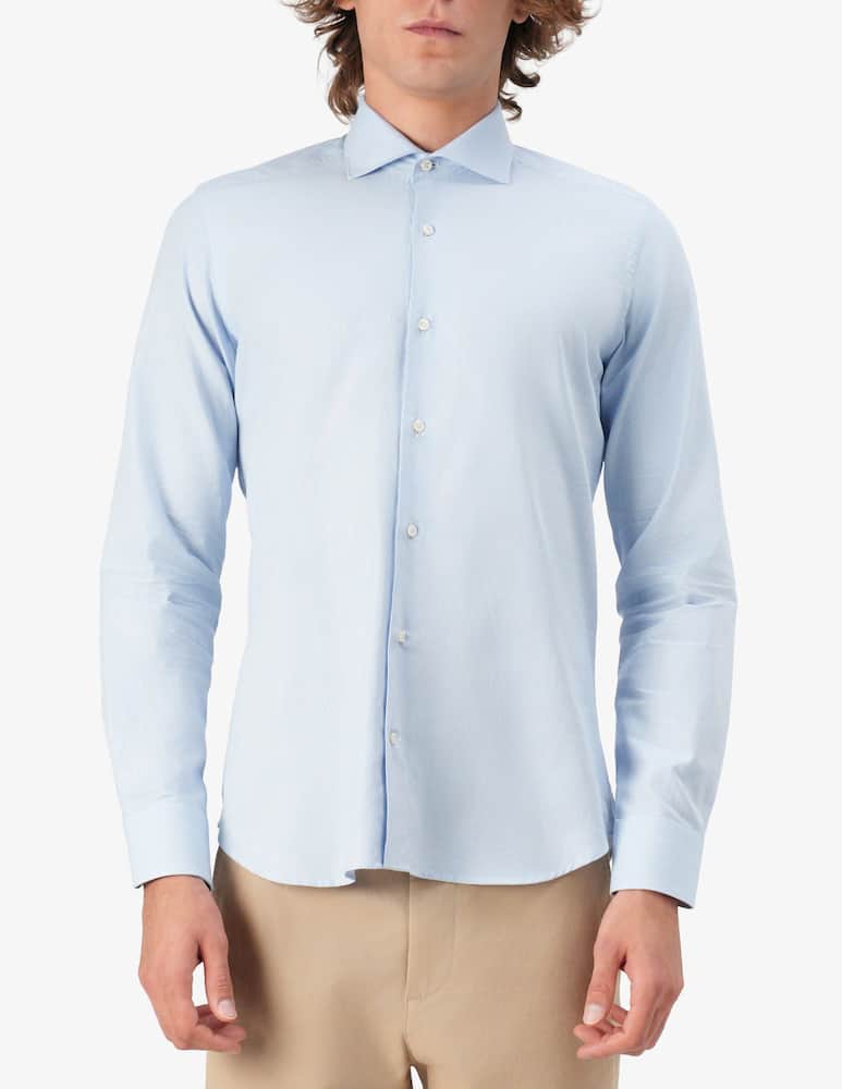 rinascente Alea Camiceria Giza dobby tailored shirt