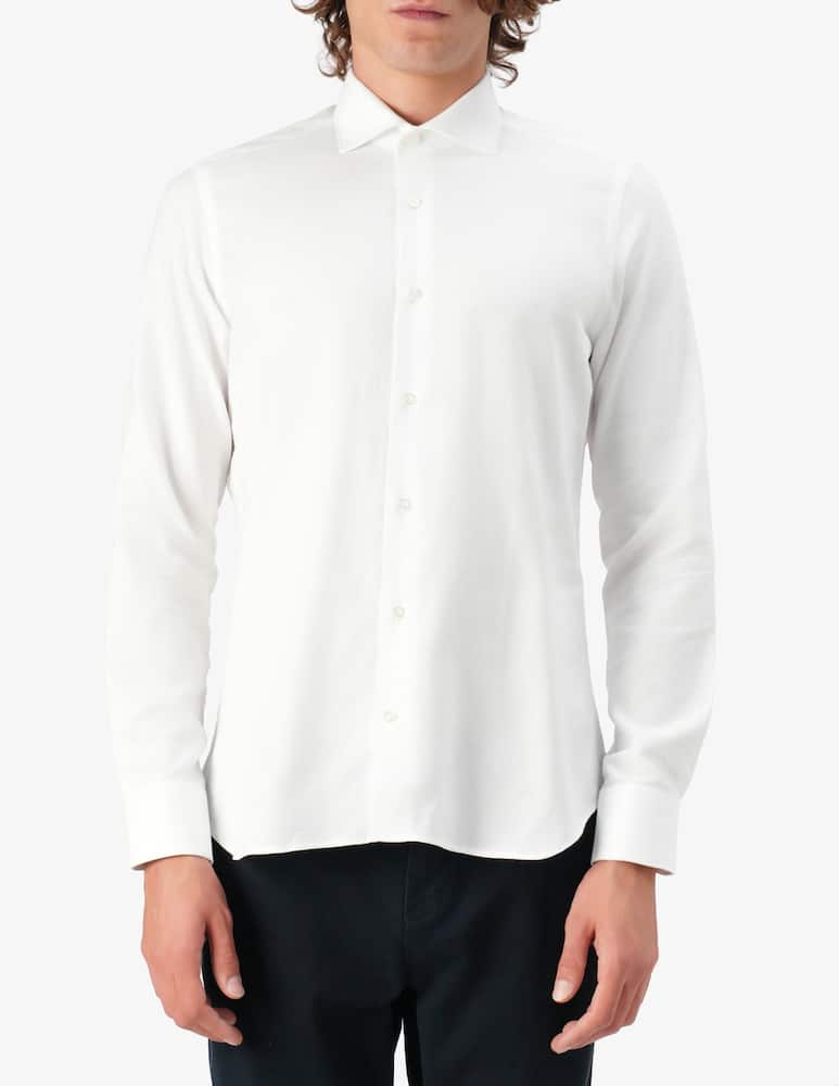 rinascente Alea Camiceria Giza dobby tailored shirt