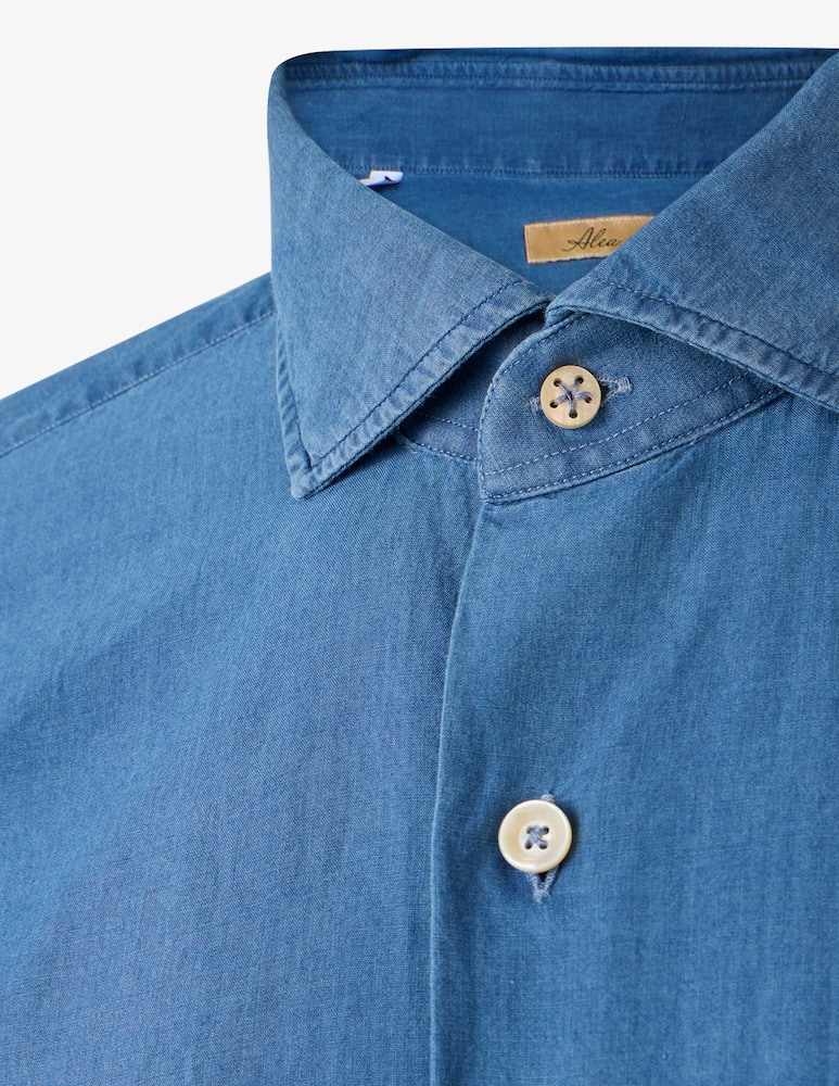 rinascente Alea Camiceria Camicia tailored mussola denim