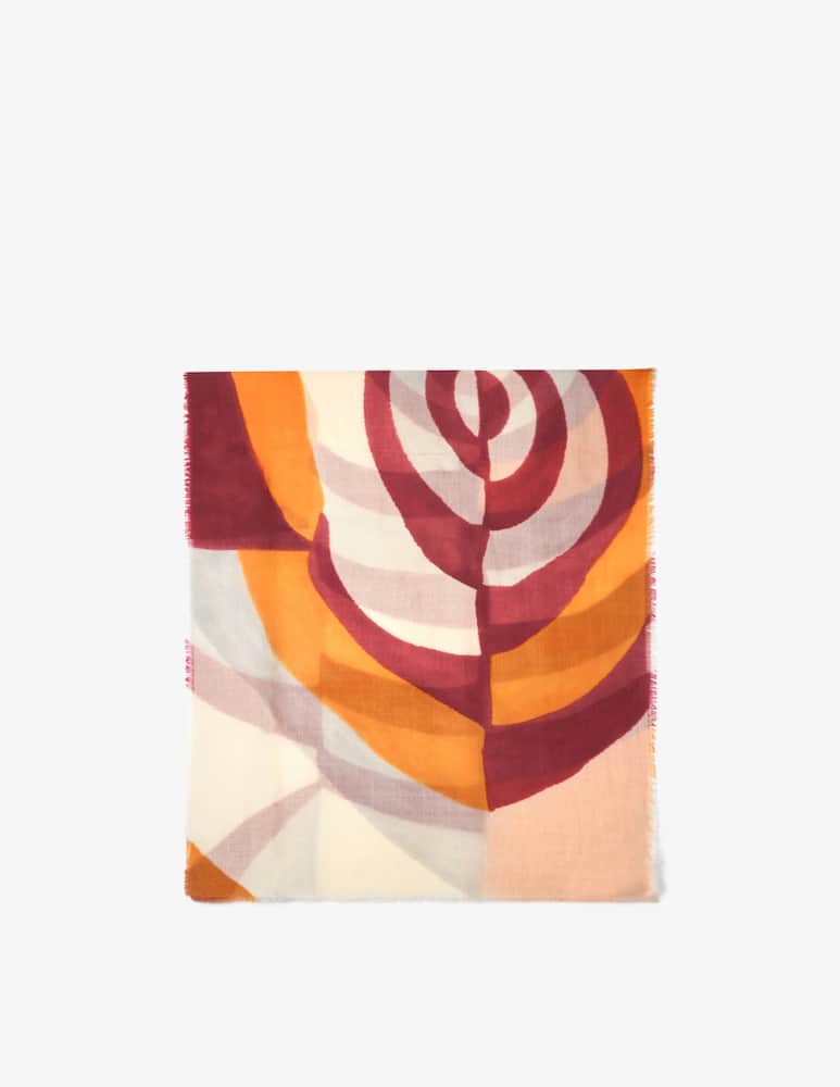 rinascente Altea Painted abstract scarf