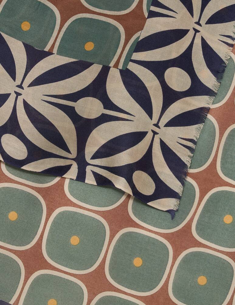 rinascente Altea Geometric print stole