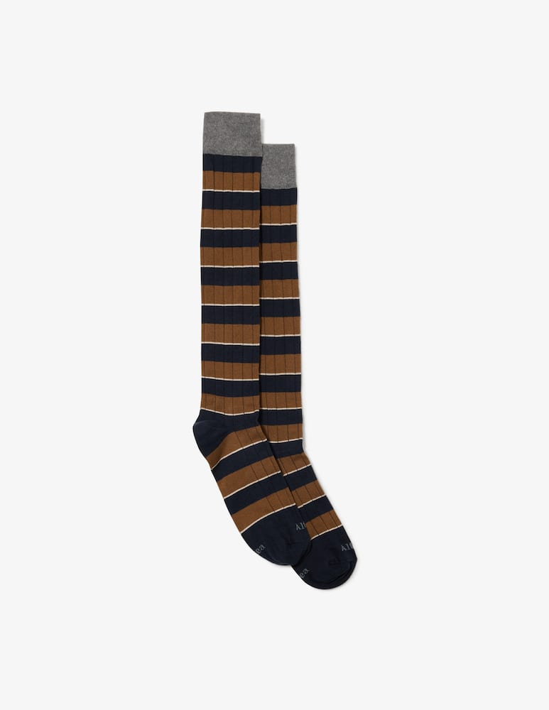 rinascente Altea Ribbed regimental socks