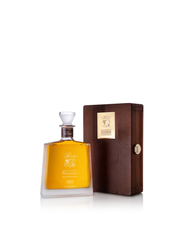 rinascente Berta Distillerie Grappa Roccanivo 2011 Barbera - cassetta in legno