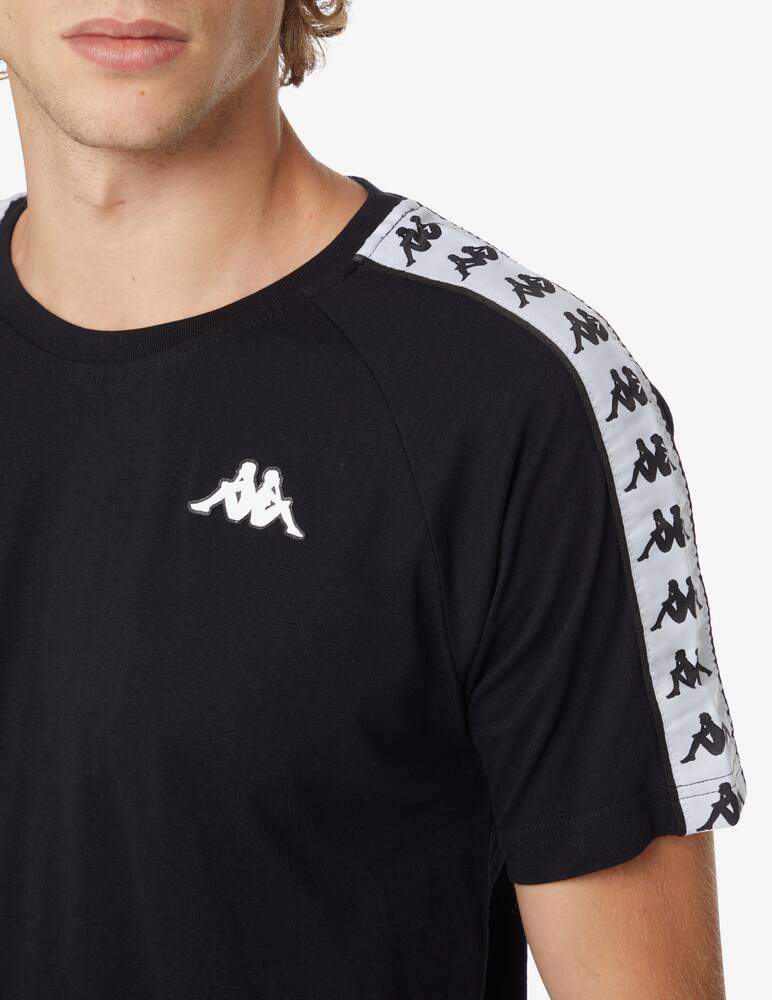 rinascente Kappa Tee mc banda 222 - Nero
