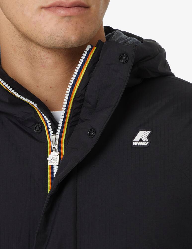 rinascente K-Way Hooded jacket - black