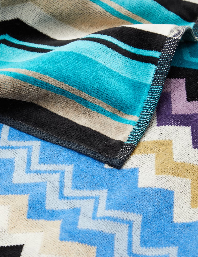 rinascente Missoni Home Giacomo bath sheet - blue