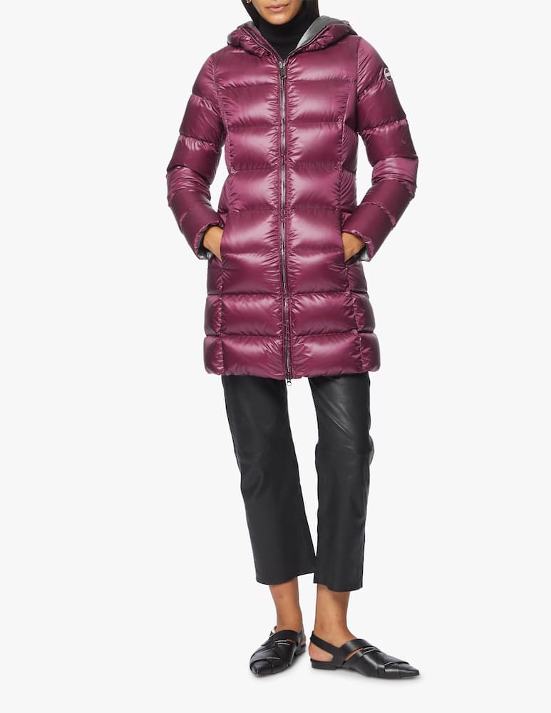 rinascente Colmar Hooded long down jacket