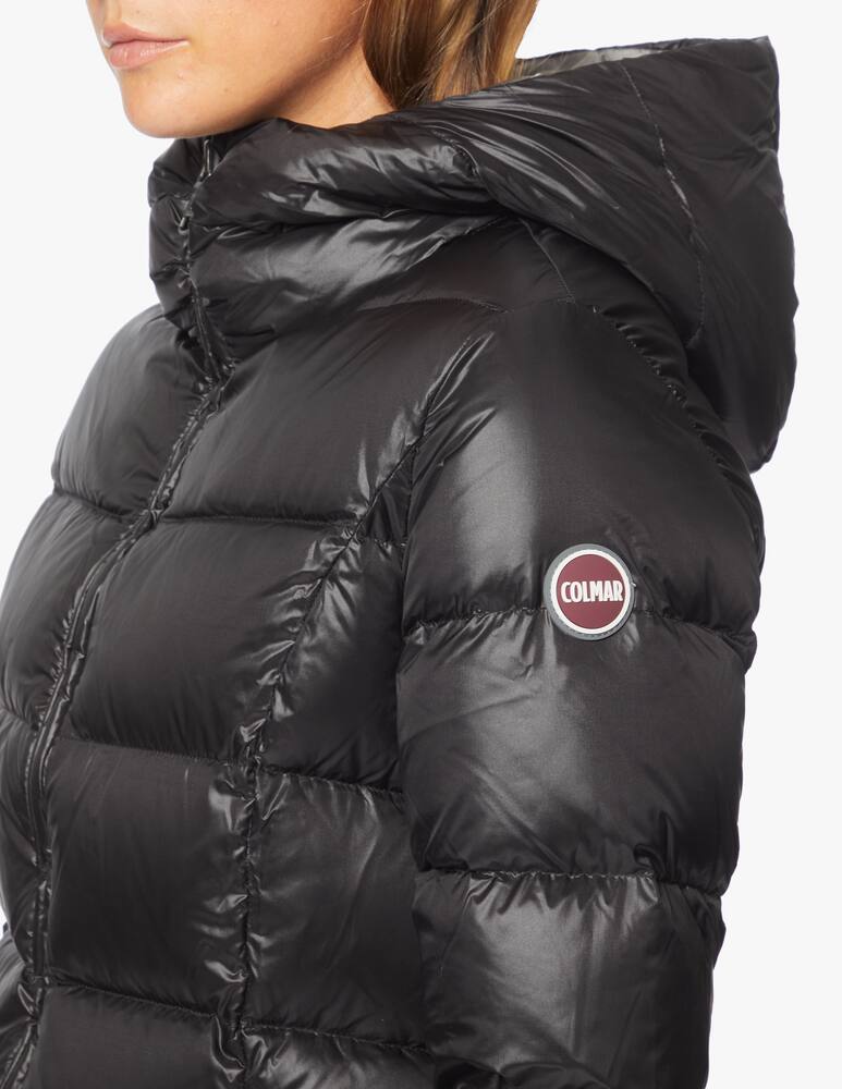 rinascente Colmar Hooded long down jacket