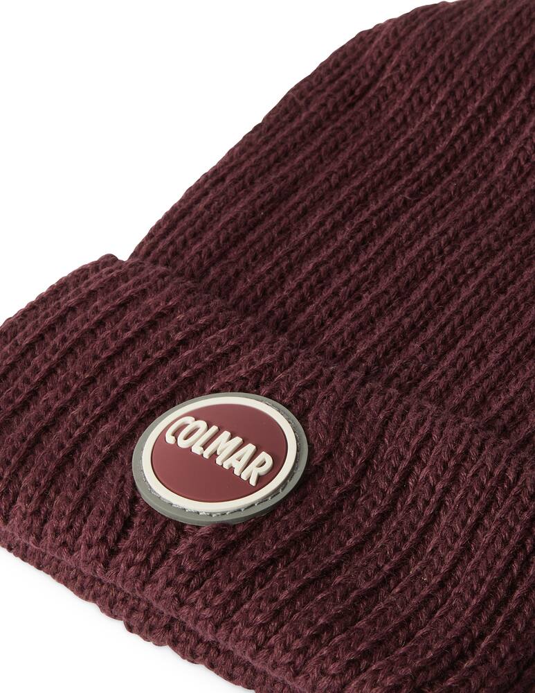 rinascente Colmar Ribbed logo beanie