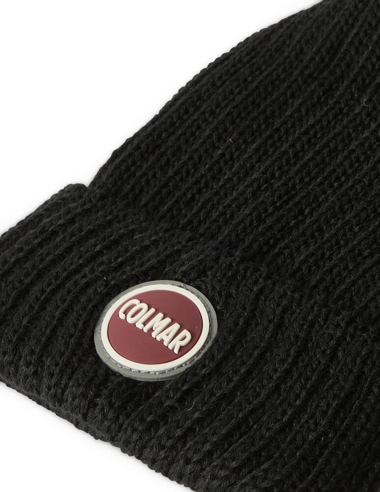 rinascente Colmar Berretto in lana a coste con logo