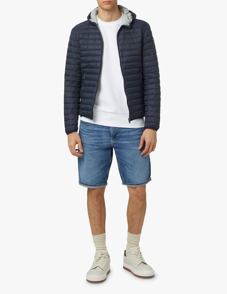 Colmar Hooded down jacket 100g basic - blue - picture 2 Colmar Hooded down jacket 100g basic - blue - picture 2