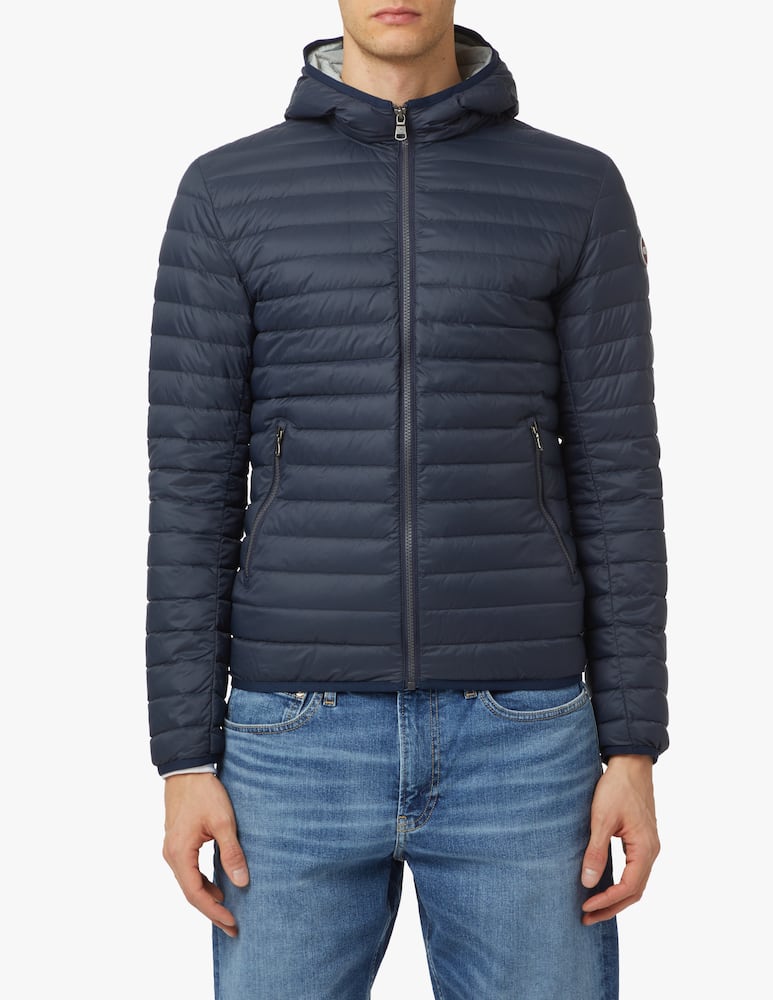 Colmar Hooded down jacket 100g basic - blue - picture 1 Colmar Hooded down jacket 100g basic - blue - picture 1