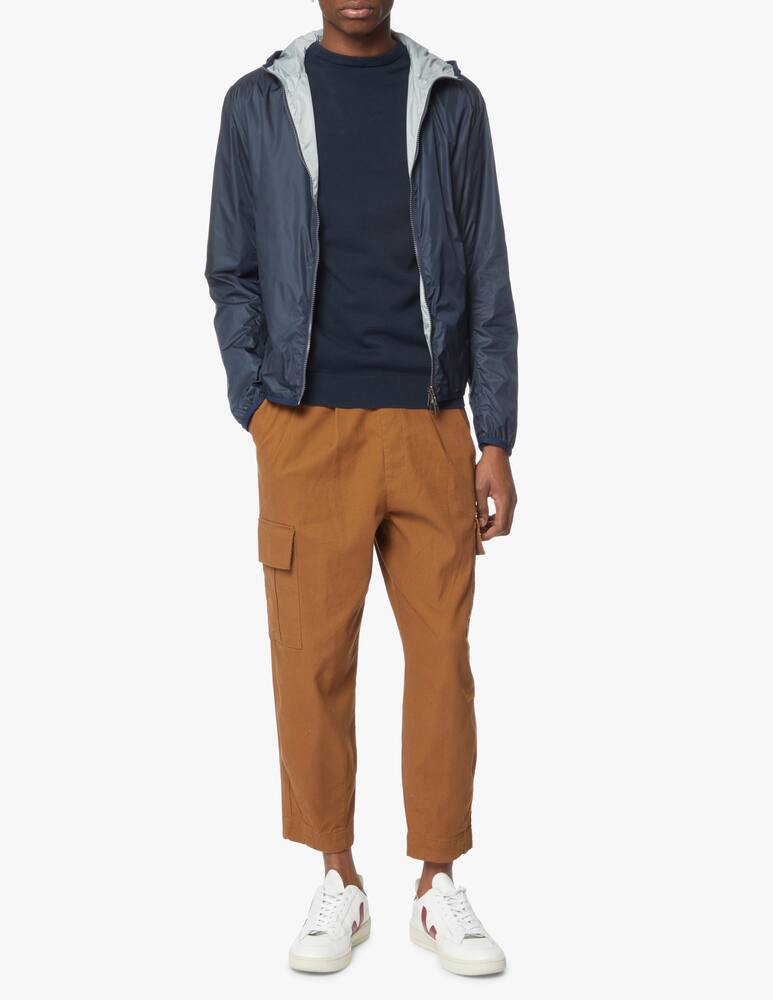 rinascente Colmar Giacca con cappuccio in nylon reversibile - blu