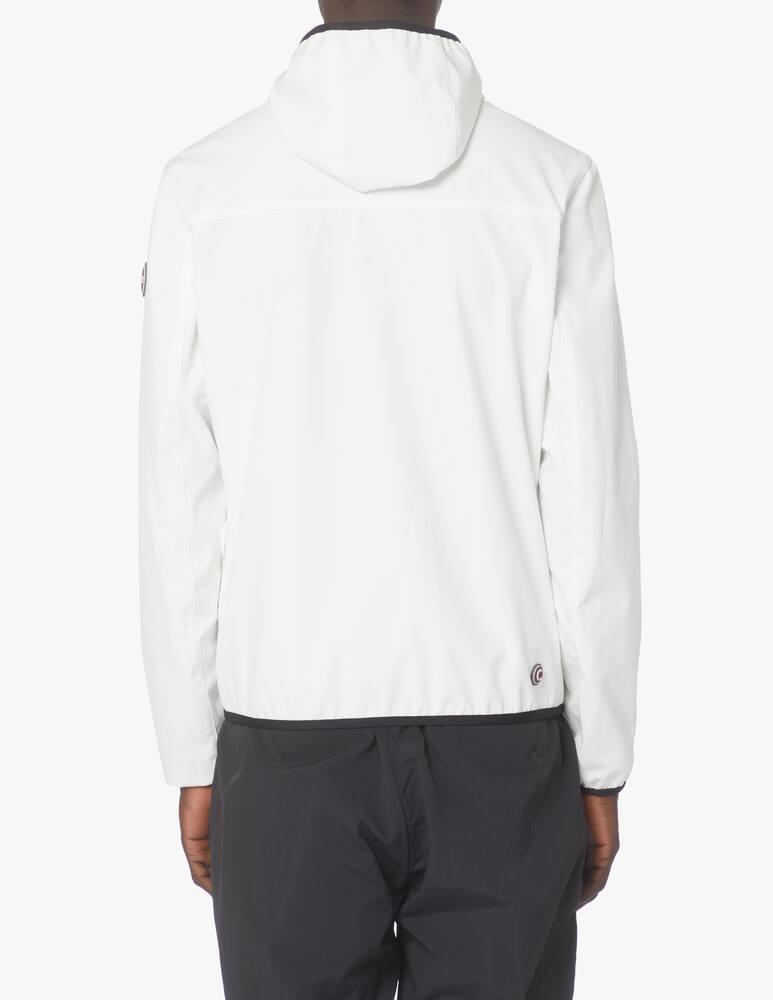 rinascente Colmar Softshell hooded jacket - white