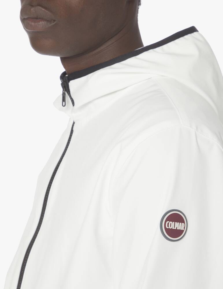 rinascente Colmar Softshell hooded jacket - white