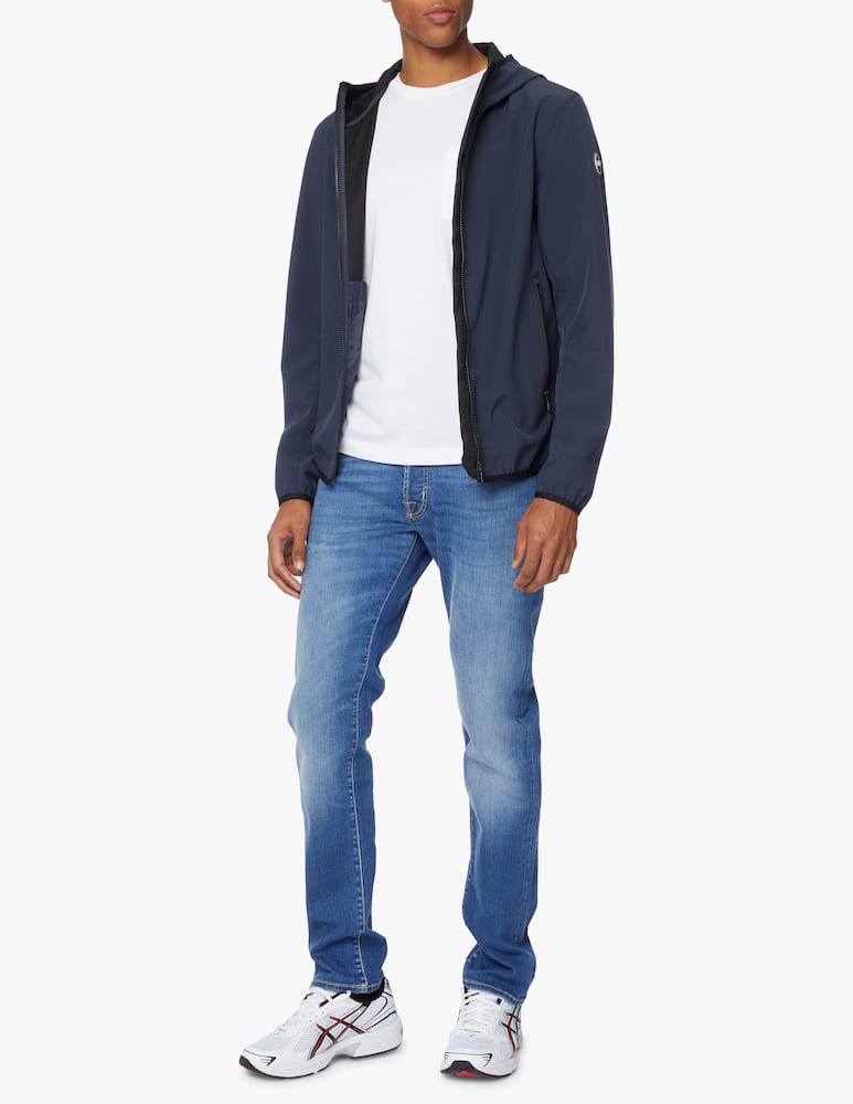 rinascente Colmar Giacca softshell con cappuccio - blu