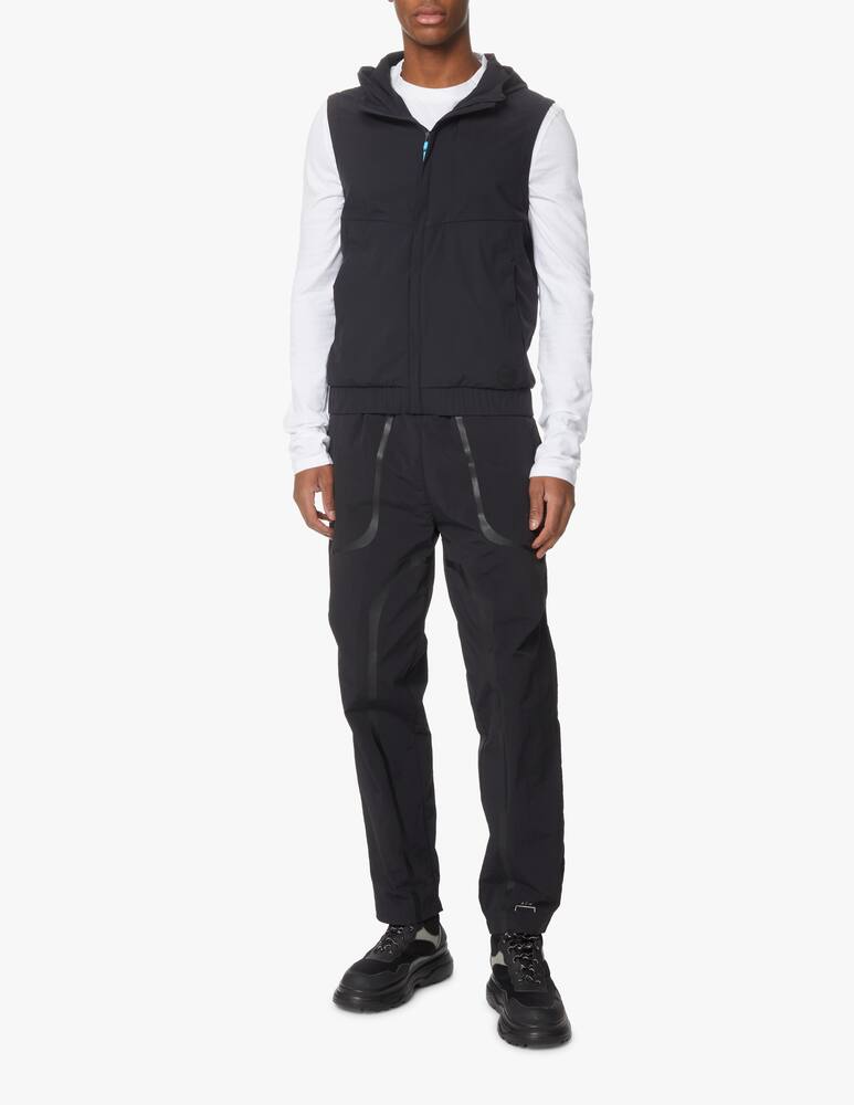 rinascente Colmar Ressential nylon hooded vest - black