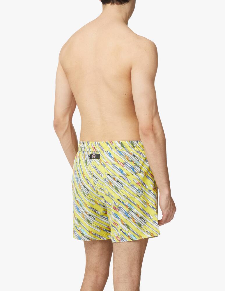rinascente Colmar Swim briefs ski print - yellow