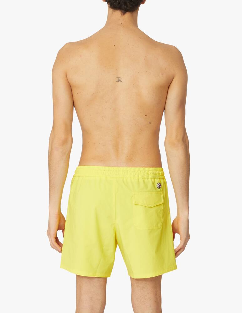 rinascente Colmar Swim briefs with logo - yellow