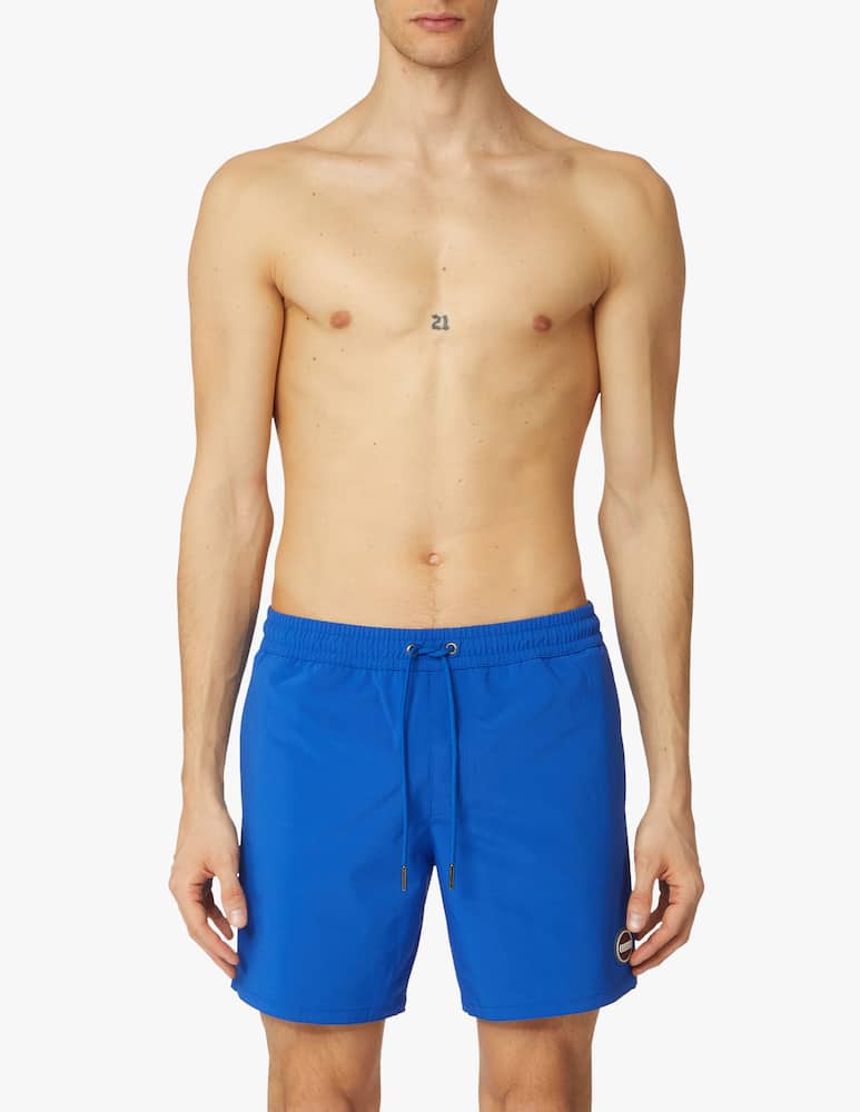 rinascente Colmar Swim briefs with logo - blue