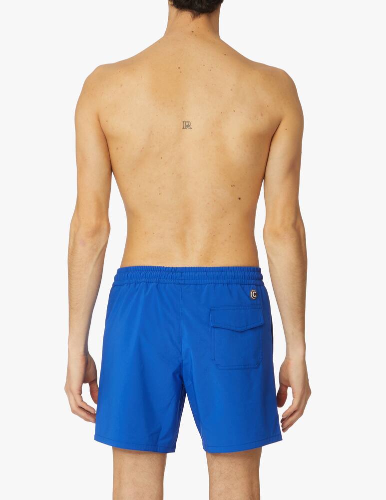 rinascente Colmar Swim briefs with logo - blue