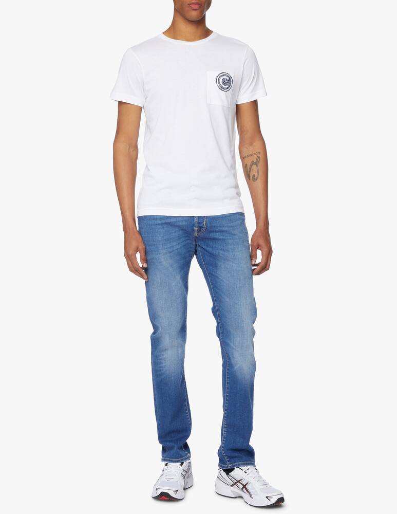 rinascente Colmar T-shirt with pocket and printed logo - white