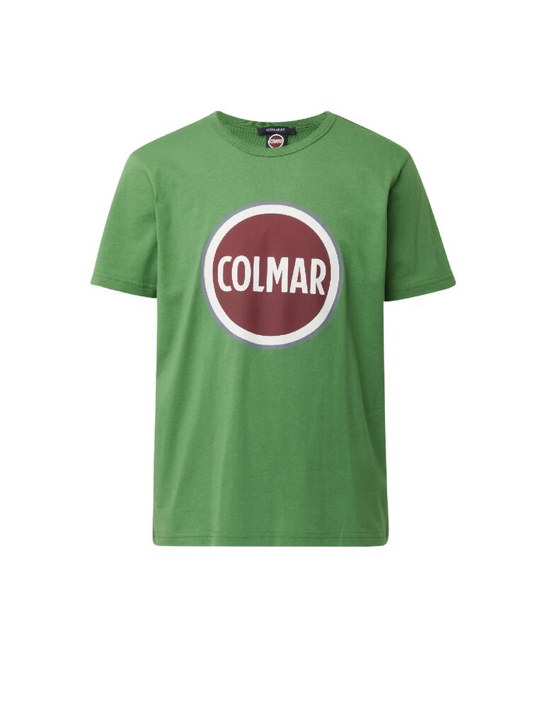 rinascente Colmar T-shirt in cotone con logo grande - verde